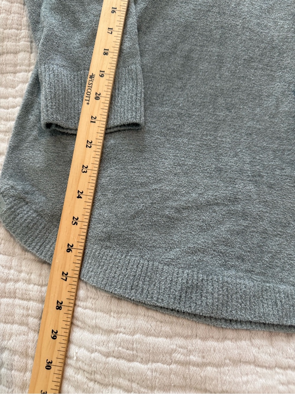 Barefoot Dreams Cozy Cowl Neck Women's Sweater - Light Teal NWT G000 - Picture 8 of 11